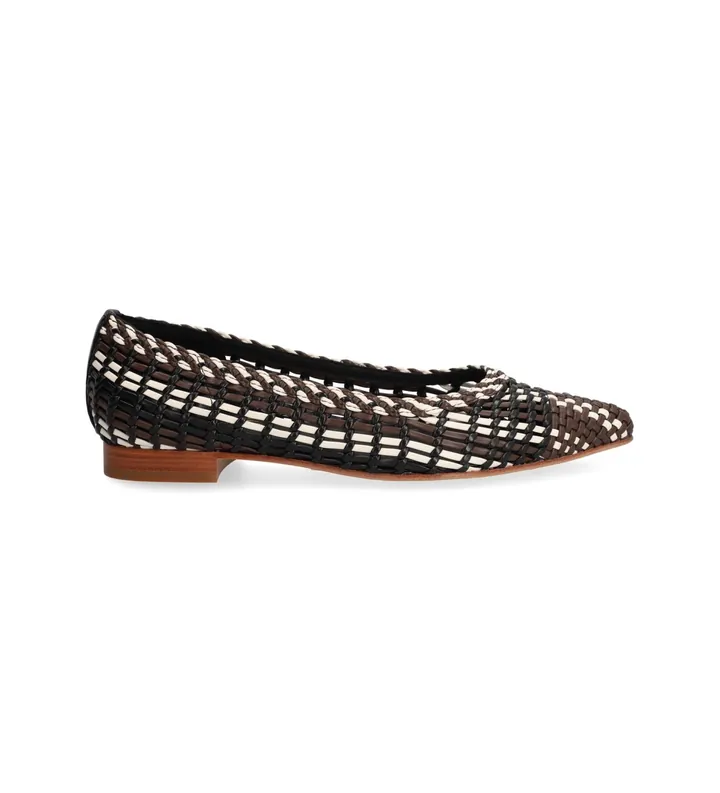 Alpe para mujer. 551967 Bailarinas de piel Audrey marrón (37), Plano, Ninguno, Casual