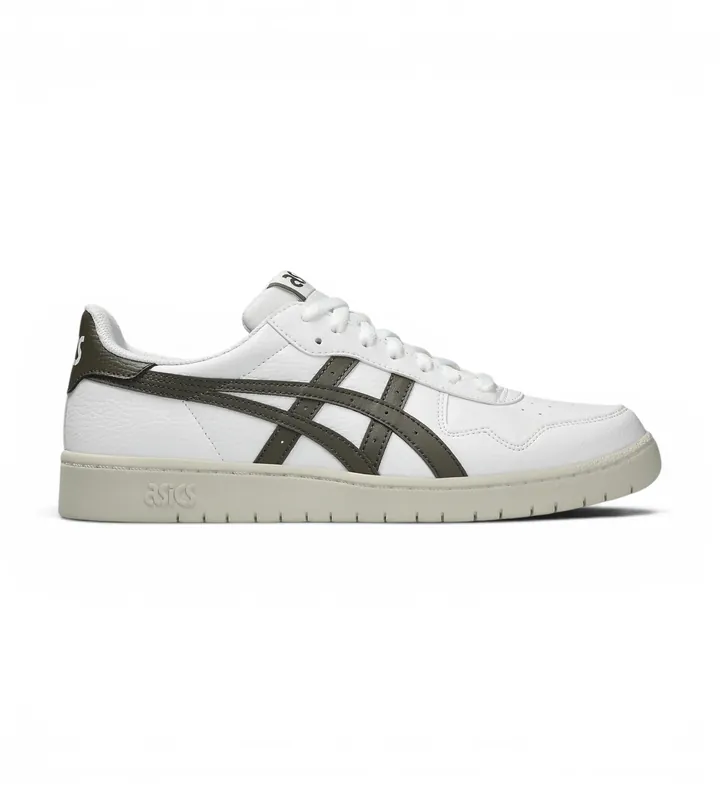 Asics unisex. 1203A615 Zapatillas de Piel Japan S blanco (36), Plano, Cordones, Casual