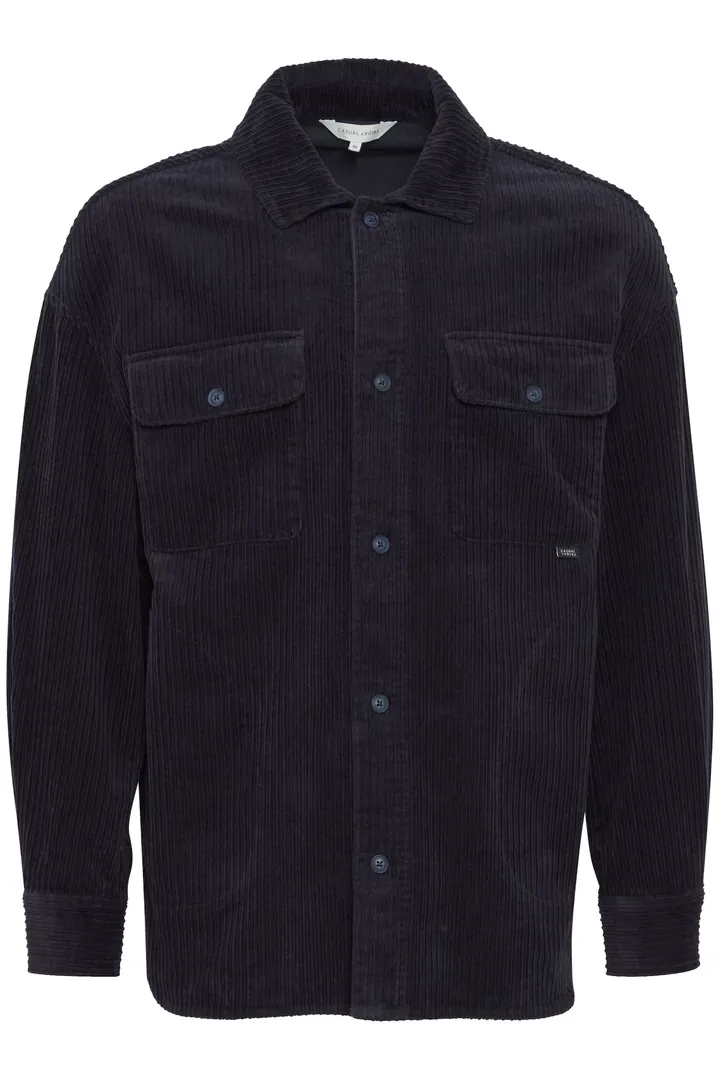 Casual Friday Chaqueta de entretiempo 'Corduroy'  azul oscuro