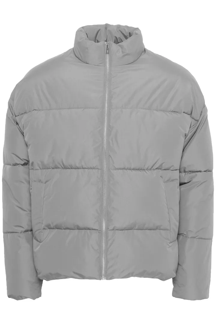 !Solid Chaqueta de invierno 'leon'  gris claro