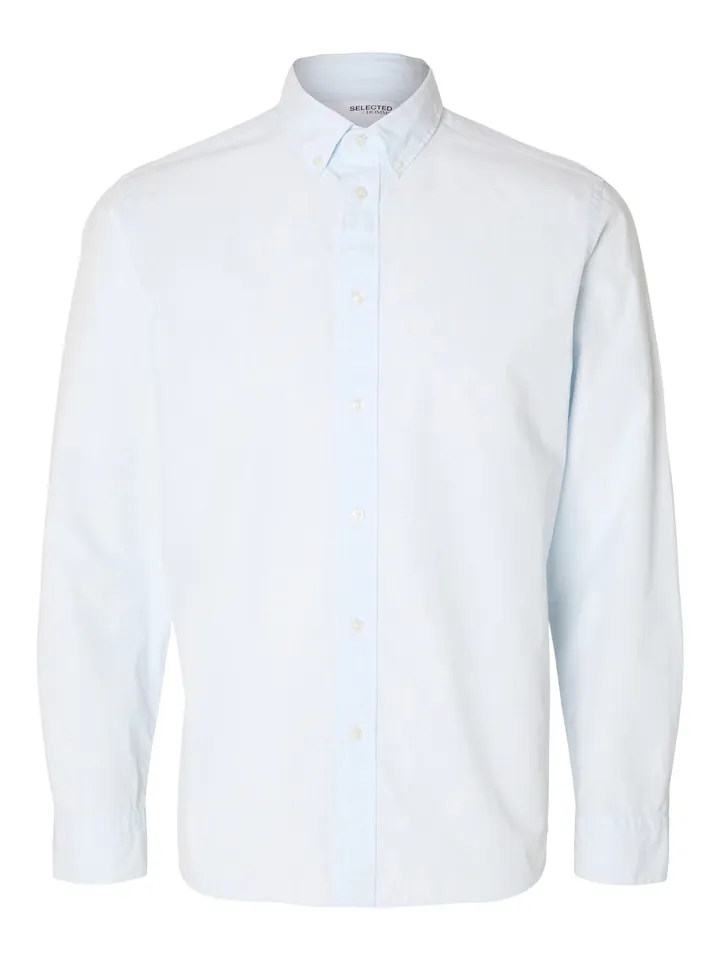 SELECTED Camisa 'Rick' azul pastel