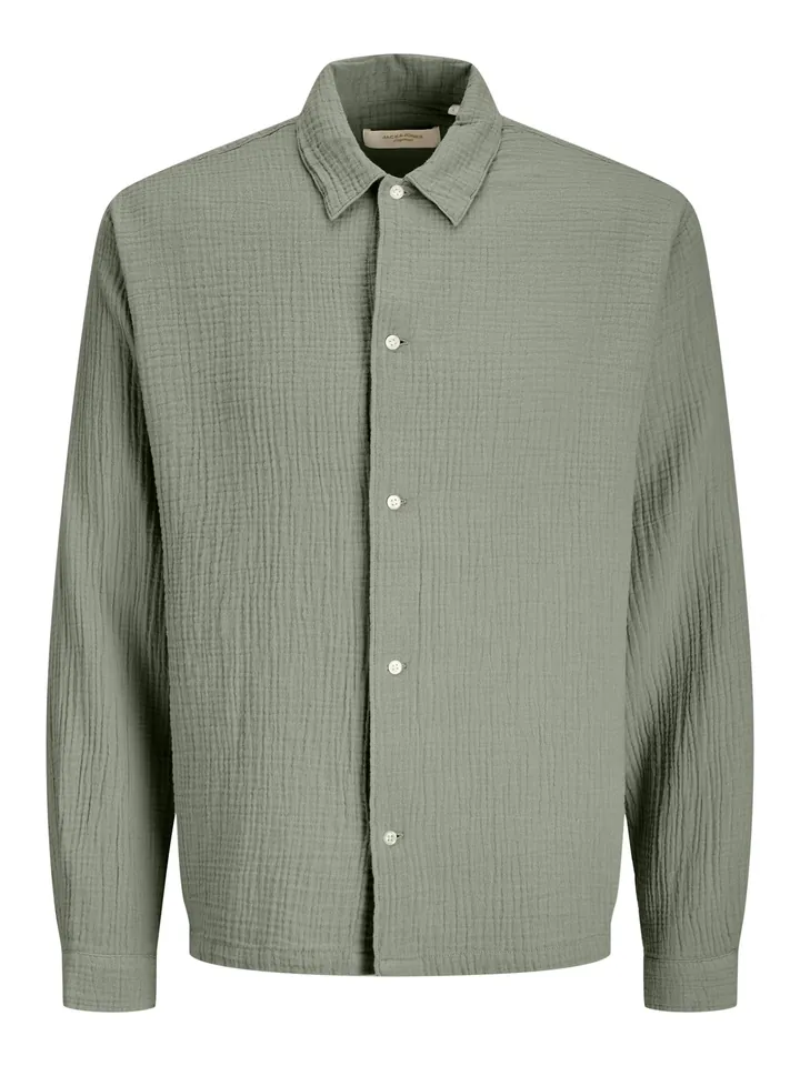 JACK & JONES Camisa  verde hierba
