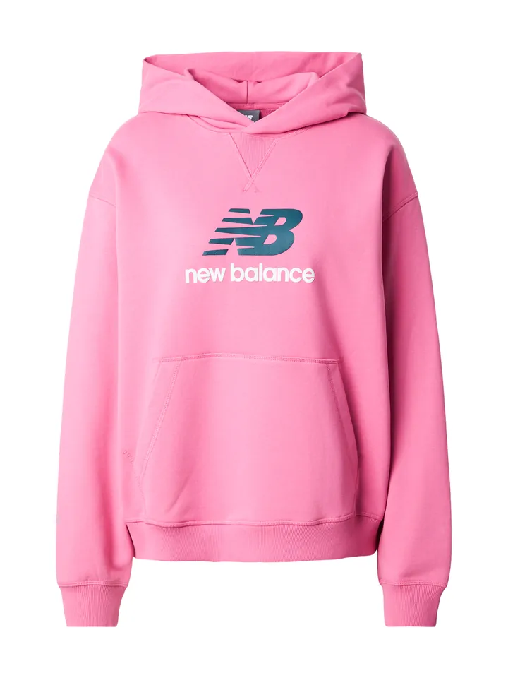 new balance Sudadera 'Athletics' pino / rosa / blanco