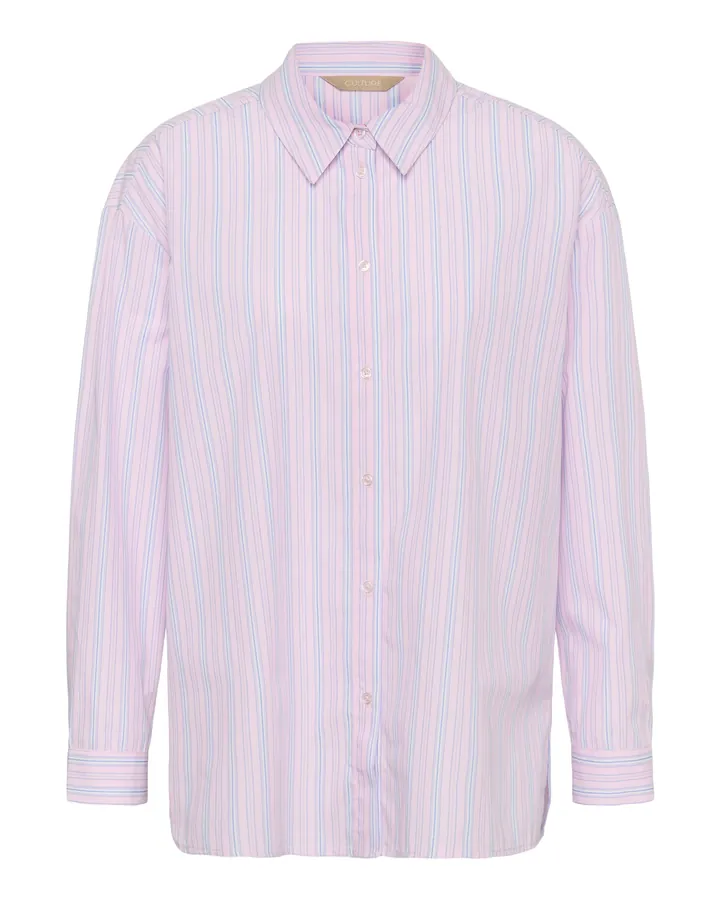 CULTURE Blusa 'CUJani' azul / rosa / blanco