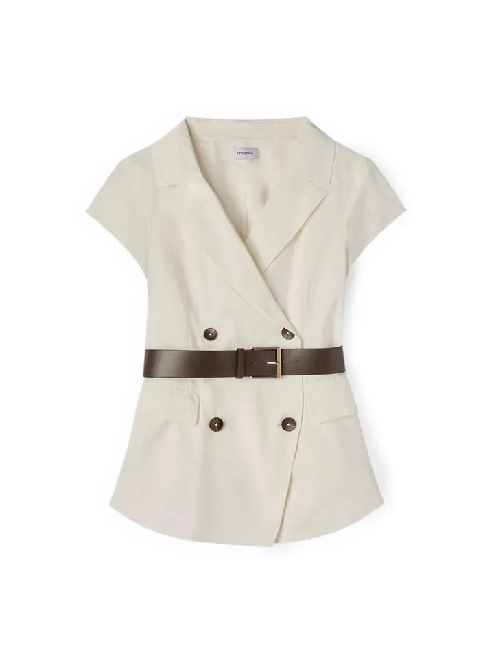 MOTIVI Blazer blanco