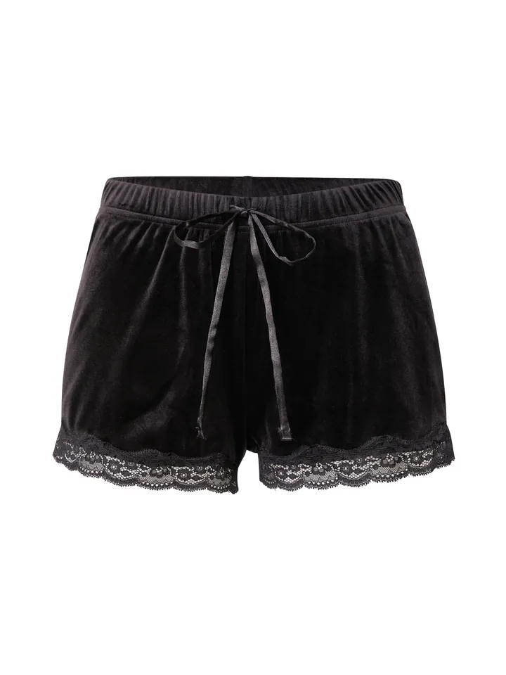 Hunkemöller Pantalón de pijama negro