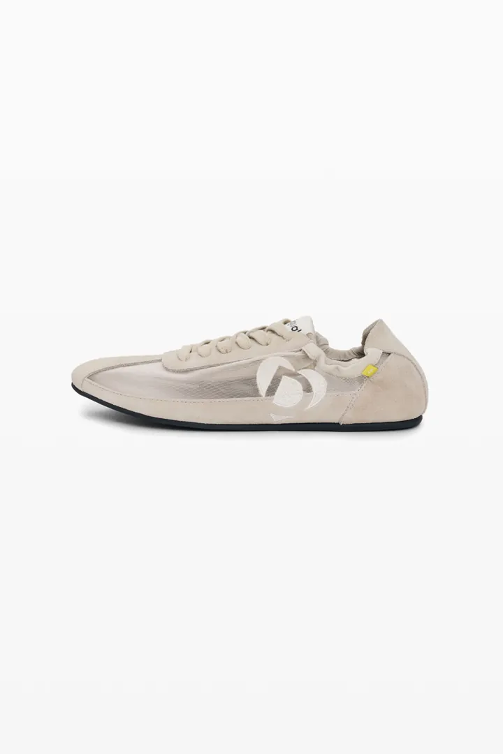 Desigual, Zapatillas piel retro, Mujer, Blanco, 36