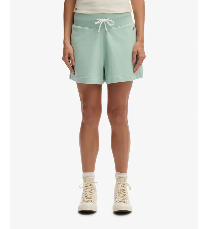 Superdry para mujer. W7110515A Short Studios verde (L), Casual, Algodón Orgánico