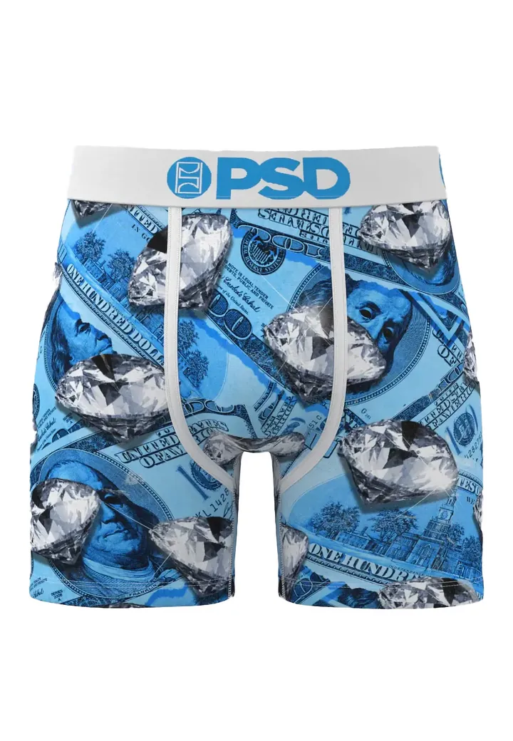 PSD Calzoncillo boxer  azul / gris claro