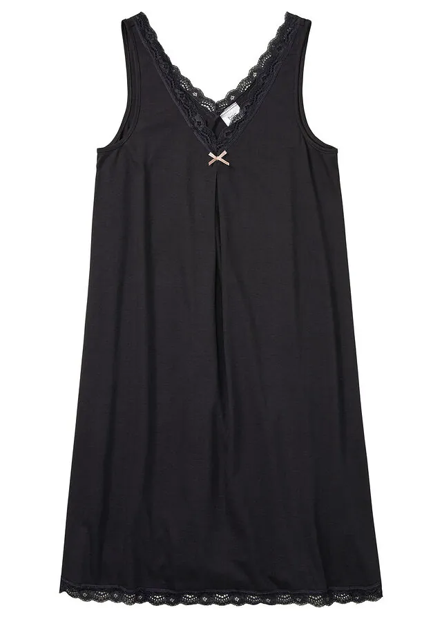 Camisón corto de mezcla suave de viscosa