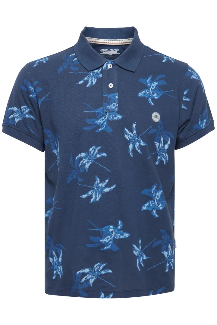 BLEND Camiseta  azul / navy / azul claro