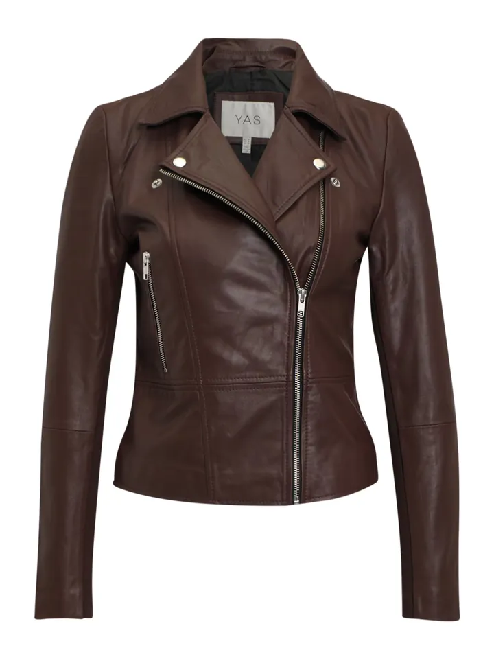 YAS Chaqueta de entretiempo chocolate