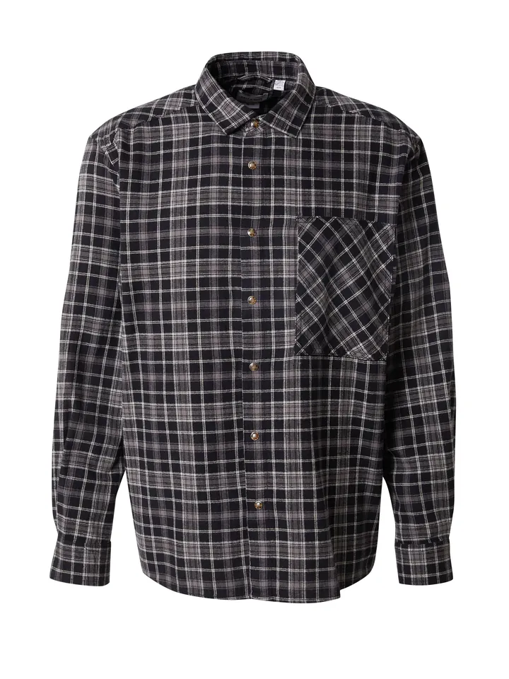 Only & Sons Camisa 'ONSArcher' gris / negro / blanco