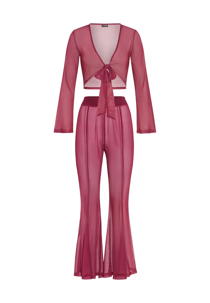 LSCN by LASCANA Jumpsuit rojo vino