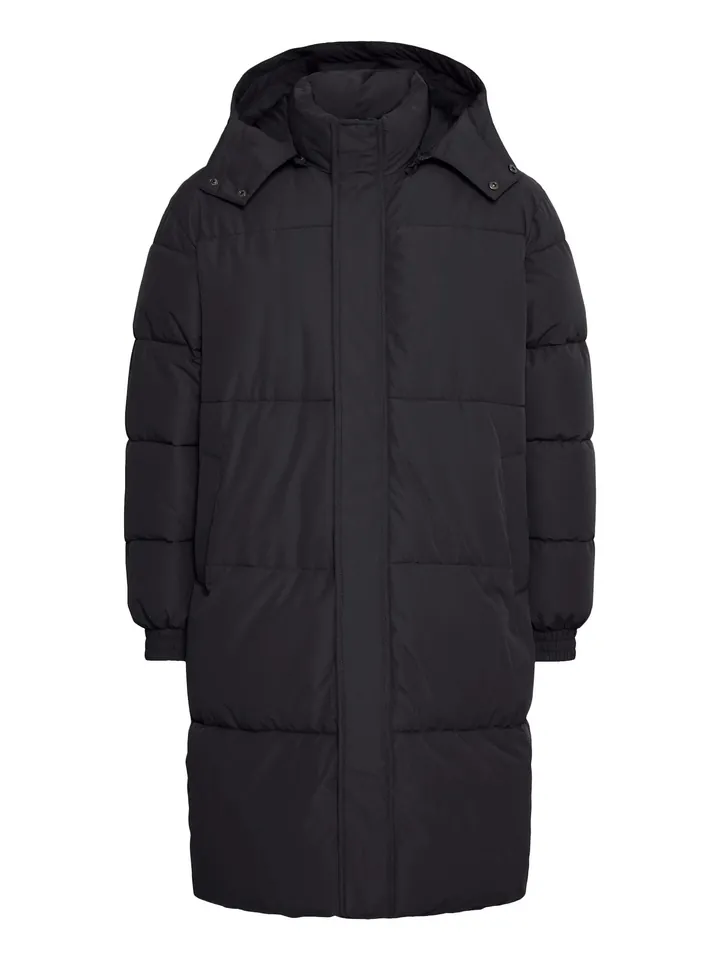 !Solid Abrigo de invierno ' SDROY LONG ' negro