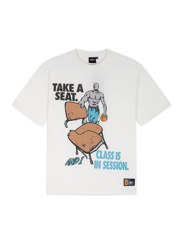 AND1 Camiseta marrón / gris / negro / blanco
