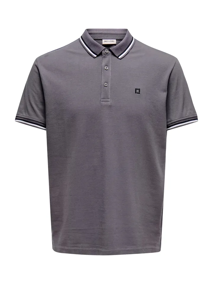 Only & Sons Camiseta 'ONSFletcher'  gris oscuro / negro / blanco