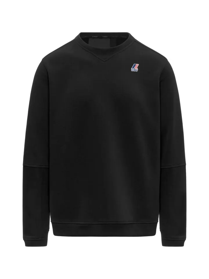 K-Way Sudadera 'FELPA NAEL POLY COTTON' negro