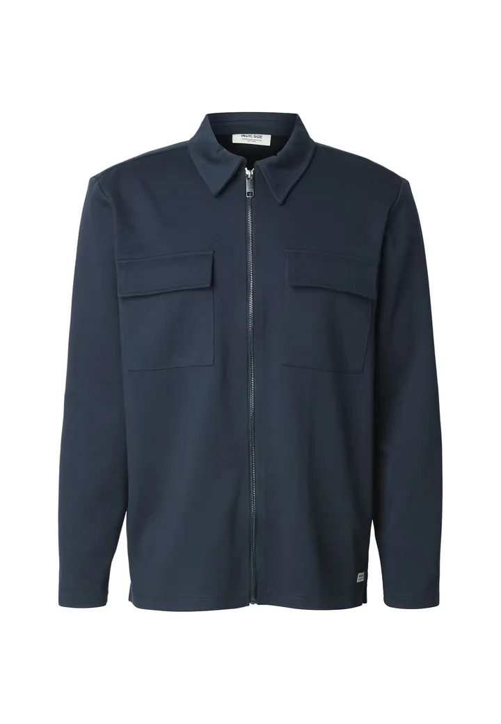 INDICODE JEANS Camisa 'Nello' azul oscuro