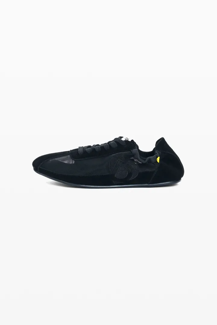 Desigual, Zapatillas piel logo, Mujer, Negro, 36