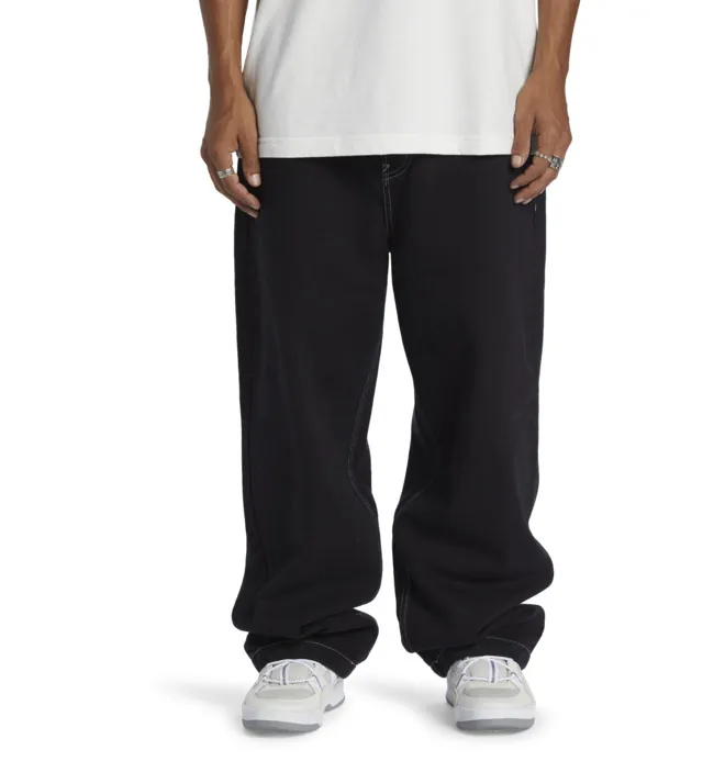 Worker - Vaquero de Corte Baggy Negro Hombre