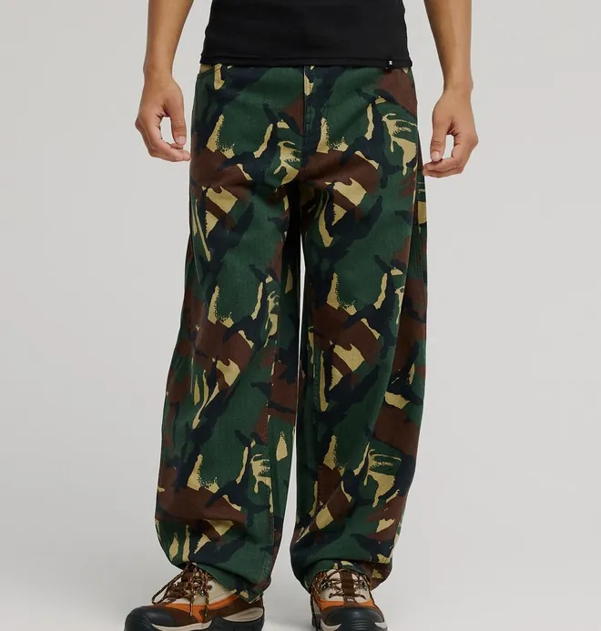 Barrel Canvas - Pantalones de corte barril Multi Hombre