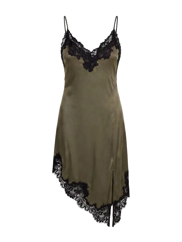 EDITED Vestido 'Nuzana'  verde / caqui