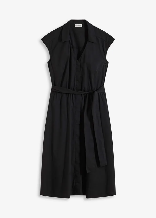 Vestido camisero con cinturón