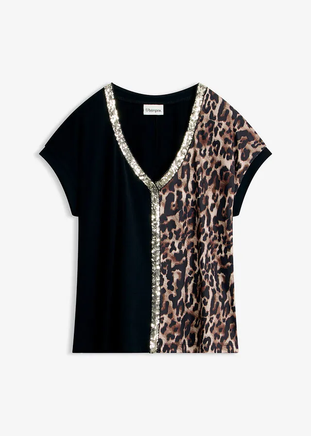 Camiseta con lentejuelas
