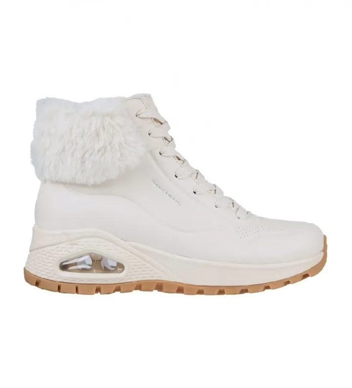 Skechers para mujer. 167274 Zapatillas Uno Rugged beige (36), 1 a 3cm, Cordones, Casual