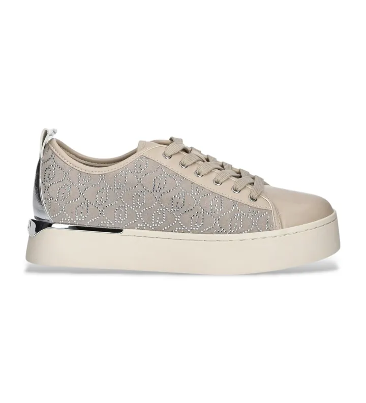 Liu Jo para mujer. BA5027PX609S3191 Zapatillas Pretty beige (36), 1 a 3cm, Cordones, Casual