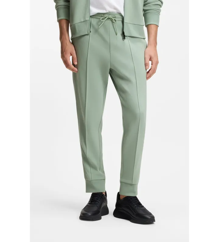 BOSS para hombre. 50553574 Pantalón de chándal Straight Fit verde (3XL), Casual, Algodón