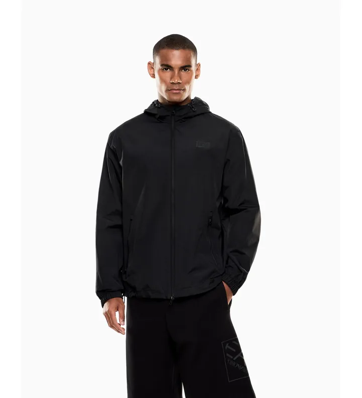 EA7 para hombre. 7M001493_AF13549 Chaqueta Logo Series M Negro (3XL), Casual, Poliéster
