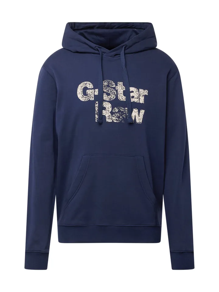G-STAR Sudadera beige / azul oscuro