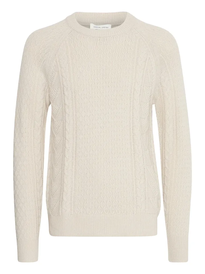 Casual Friday Jersey 'Kristian'  blanco natural