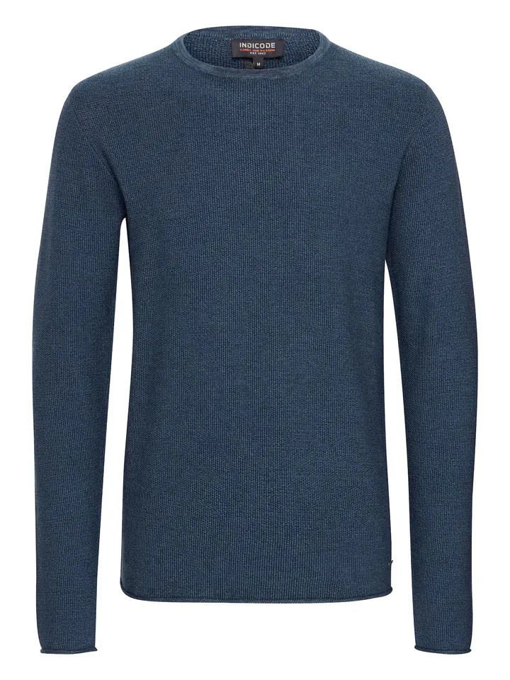 INDICODE JEANS Jersey 'Jadas' azul oscuro