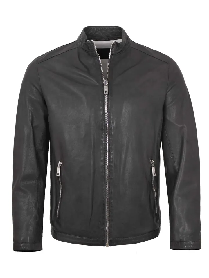 MILESTONE Chaqueta de entretiempo 'MSOliverio' gris oscuro