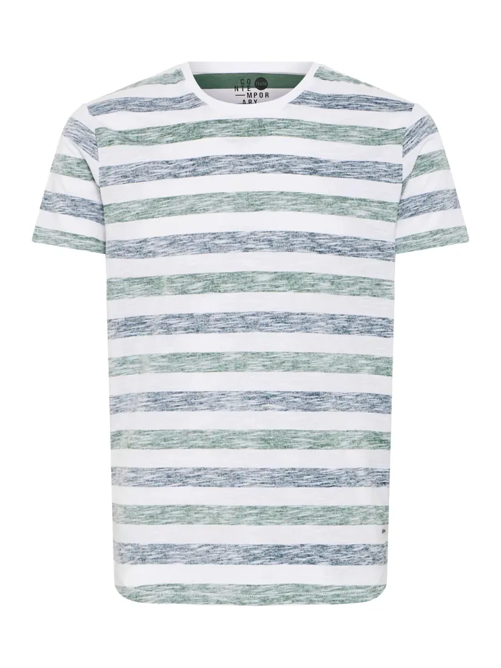 !Solid Camiseta 'Tet' crema / azul / verde