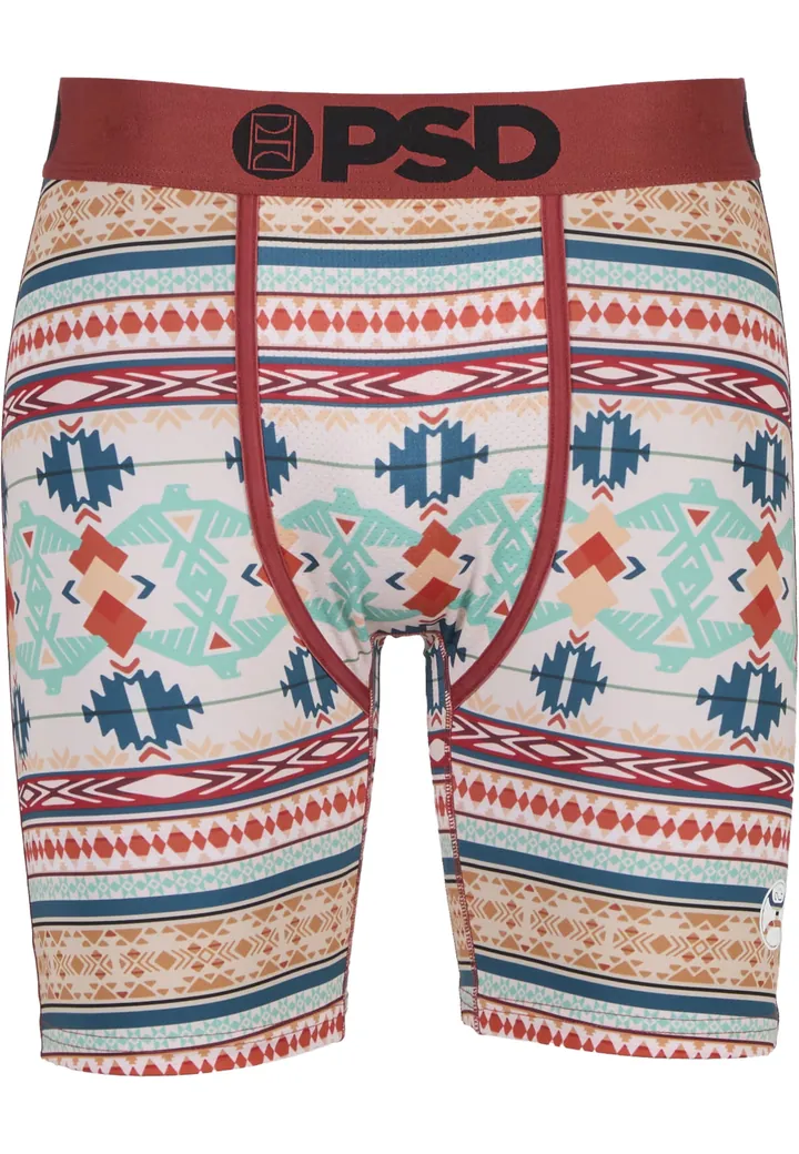 PSD Calzoncillo boxer 'Hooey Thunderbird' turquesa / zafiro / rojo oscuro / blanco natural