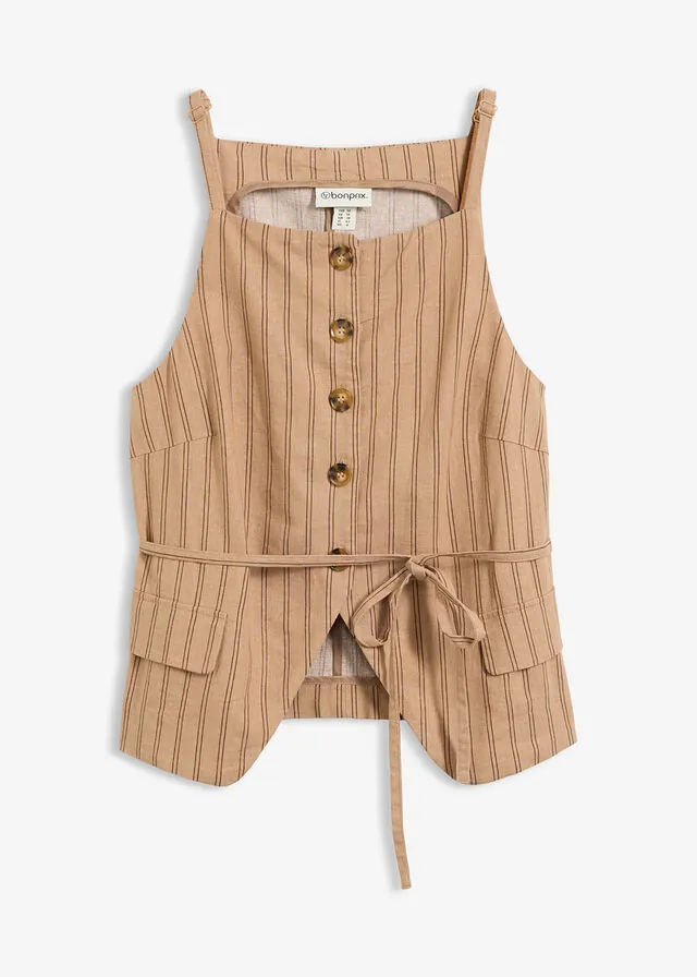 Blazer tipo chaleco