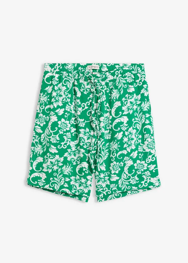 Pantalón corto con viscosa fluida