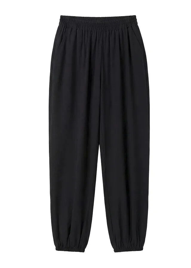 Pantalón bombacho de viscosa fluida