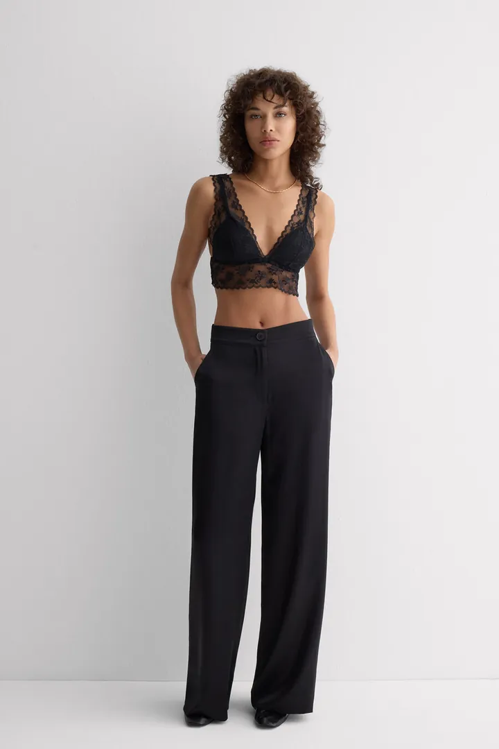 Intimissimi Top Sujetador The Art of Lingerie Mujer Negro Tamaño L