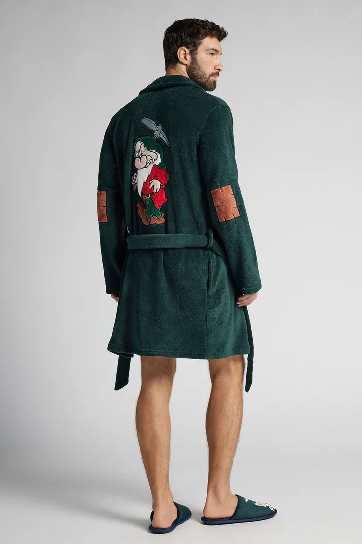 Intimissimi Bata de forro polar ©Disney Gruñón Hombre Verde Tamaño L
