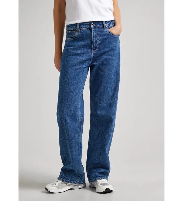 Pepe Jeans para mujer. PL204699HU7 Jeans Loose azul (26/32), Casual, Algodón, Denim