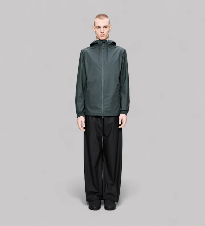 Rains unisex. 18370 Chaqueta Storm Breaker gris oscuro (L), Casual, Poliéster