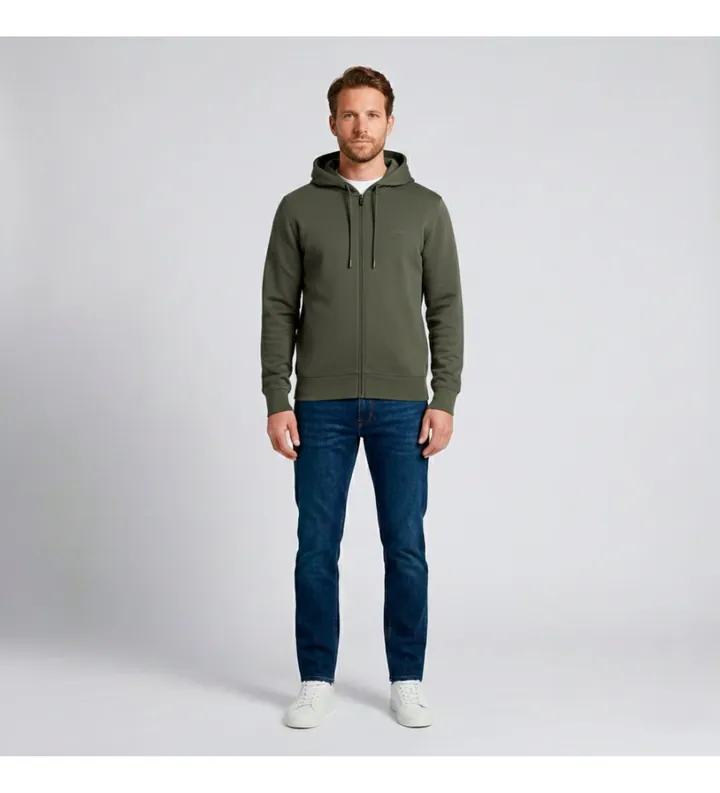 BOSS para hombre. 50555495 Sudadera Saggy verde (L), Casual, Algodón
