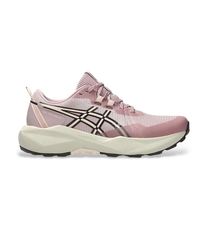 Asics para mujer. 1012B933 Zapatillas Gel-Venture 11 rosa (37.5), Plano, Cordones, Casual, Deportivo, Outdoor, Running