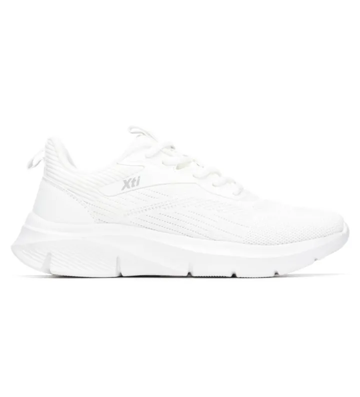 Xti para mujer. 14517002-BLANCO Zapatillas 145170 blanco (35), Plano, Cordones, Casual, Deportivo