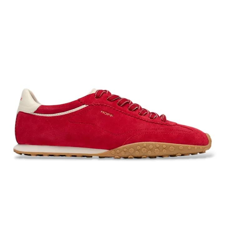 HOFF para mujer. 22661425 Zapatillas de Piel Bridge Fl rojo (36), Plano, Cordones, Casual